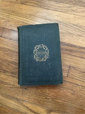 Antique 1853 Salad for the Solitary Frederick Saunders Illustrated Hardcover